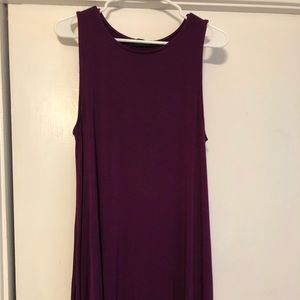 Dark purple game day dress